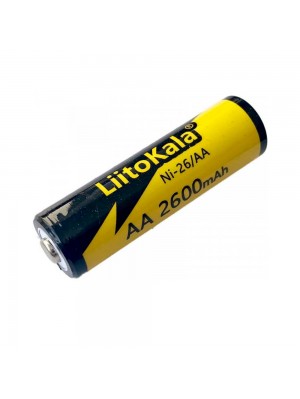 Аккумулятор LiitoKala Ni-26/AA 1.2V AA 2600mAh NiMH Rechargeable Battery, 4 штуки в shrink, цена за shrink