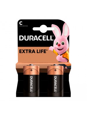 Батарейка DURACELL С/LR14/MN1400 KPN, 2шт у блістері, ціна за блістер