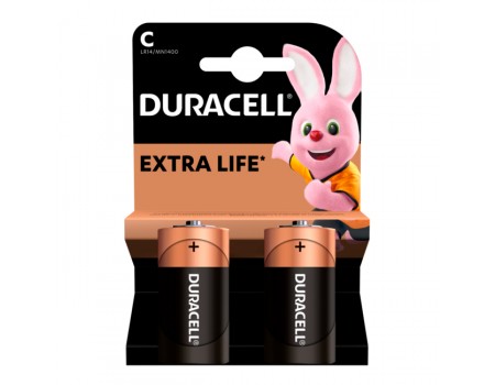 Батарейка DURACELL С/LR14/MN1400 KPN, 2шт у блістері, ціна за блістер