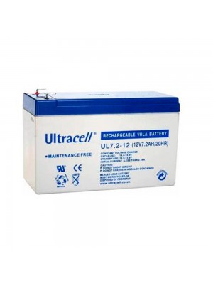 Акумуляторна батарея Ultracell UL7.2-12 AGM 12V 7,2 Ah  (151 x 65 x 99) White Q8/420