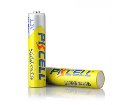 Аккумулятор PKCELL 1.2V AAA 1000mAh NiMH Rechargeable Battery, 2 штуки в блистере цена за блистер, Q12/144