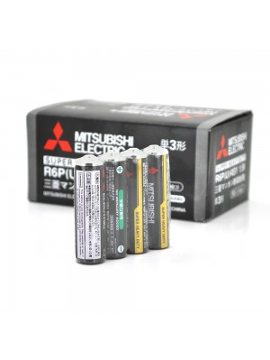 Батарейка Super Heavy Duty MITSUBISHI 1.5V AA/R6PU, 4S shrink pack,400pcs/ctn