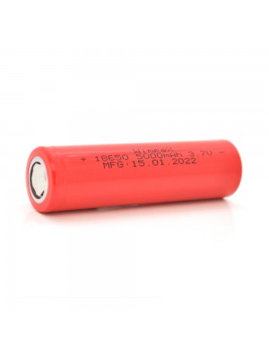 Аккумулятор WMP-5000 18650 Li-Ion Flat Top, 2000mAh, 3.7V, Red