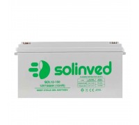 Аккумуляторная батарея SOLINVED 150-12 GEL 12V 150 Ah (483 x 170 x 238), 43.6 kg Grey Q1/48