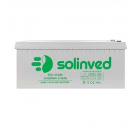 Аккумуляторная батарея SOLINVED 200-12 GEL 12V 200 Ah (522 x 240 x 224), 60.3 kg Grey Q1/48