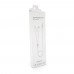 Кабель-перехідник JH-CM32 Jack 3.5mm(M) => Lighting(M)+Type-C(M), 1м, White, Box