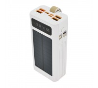 Powerbank ACL PW-90 30000mAh, SOLAR, TypeC + Lighting, WHITE, Box