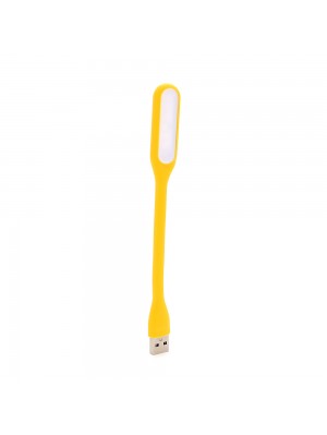 Фонарик гибкий LED USB, Yellow, OEM