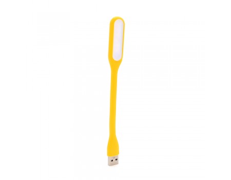 Фонарик гибкий LED USB, Yellow, OEM