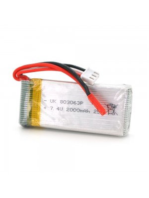 Аккумулятор 8*30*63P 25C, 7.4V (1200mAh), 5 контактов