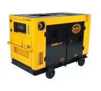 Генератор дизельный KDK12SC, 12KVA, однофазный 230V, Water COOL, объем 26л