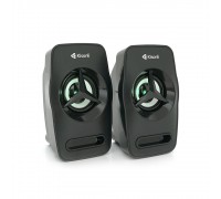 Колонки 2.0 Kisonli L-3030  для ПК и ноутбука, USB + 3.5mm, 2x3W, 20Hz- 20KHz, 20X11X13mm, black