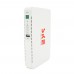 ИБП MIni Ups для роутеров/коммутаторов/PON/POE-431P, 5/7.5/9/12V, 1A, 4X2200MAh, (159х28х105), 0,430 кг, White, BOX