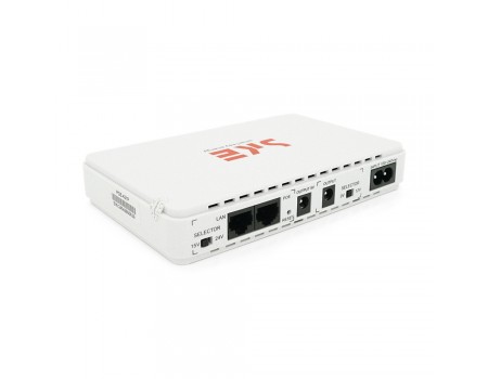 ИБП MIni Ups для роутеров/коммутаторов/PON/POE-431P, 5/7.5/9/12V, 1A, 4X2200MAh, (159х28х105), 0,430 кг, White, BOX