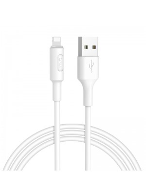 Кабель Hoco X25 Soarer, Lightning-USB, White, довжина 1м, BOX