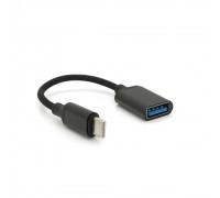 Перехідник KIN KY-242 USB2.0(AF) OTG - Type-C(M), 0.15m, Black, Box