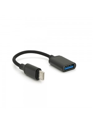 Перехідник KIN KY-242 USB2.0(AF) OTG - Type-C(M), 0.15m, Black, Box