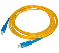 Патчкорд оптический SC/UPC-SC/UPC 3,0mm 1 м Premium, цена за 1 шт, Q10