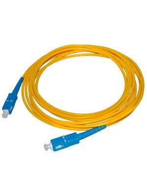 Патчкорд оптический SC/UPC-SC/UPC 3,0mm 1 м Premium, цена за 1 шт, Q10