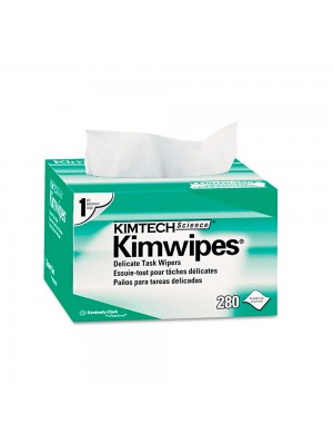 Cалфетки безворсовые для оптики KIMTECH Kimwipes, 280 шт.