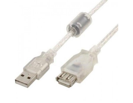 Кабель Cablexpert (CCF-USB2-AMAF-TR-6) USB2.0 A - USB A, 1.8м, ферритовый фильтр