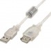 Кабель Cablexpert (CCF-USB2-AMAF-TR-6) USB2.0 A - USB A, 1.8м, ферритовый фильтр