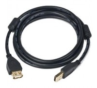 Кабель Cablexpert CCF-USB2-AMAF-10 удлинитель USB 2.0 AM/AF 3,0 м, Ферритовый фильтр