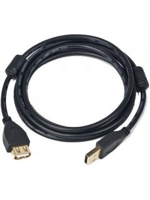 Кабель Cablexpert CCF-USB2-AMAF-10 удлинитель USB 2.0 AM/AF 3,0 м, Ферритовый фильтр