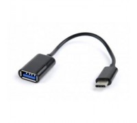 Кабель Cablexpert (AB-OTG-CMAF2-01), USB2.0-USB Type-C, 0.2 м, черный
