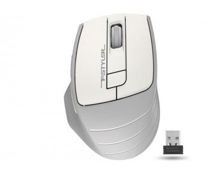 Миша бездротова A4Tech FG30 Grey/White USB
