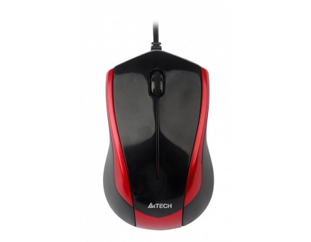 Мышь A4Tech N-400-2 Red-Black USB V-Track