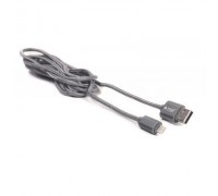 Кабель PowerPlant Quick Charge USB2.0-Lightning, 2м Grey (CA910526)
