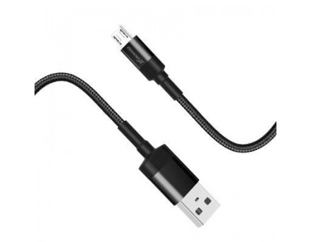 Кабель Grand-X USB-microUSB, Cu, 3A, 1м, Fast Сharge, Black (FM-03)