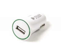 Автомобильное зарядное устройство PowerPlant (1xUSB 2.1A) White (DV00DV5037)