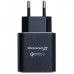 Сетевое зарядное устройство Grand-X QС3.0 (3xUSB 1.5A/2A/3A) Black (CH-750B)