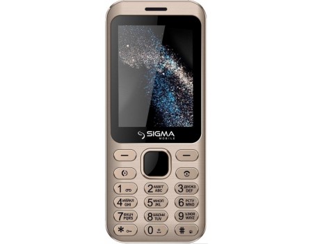 Мобильный телефон Sigma mobile X-style 33 Steel Dual Sim Gold