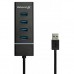 Концентратор Grand-X Travel 4хUSB3.0 Black (GH-412)