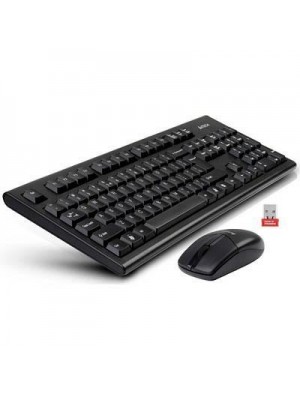 Комплект (клавиатура, мышь) беспроводной A4Tech 3100N Black USB
