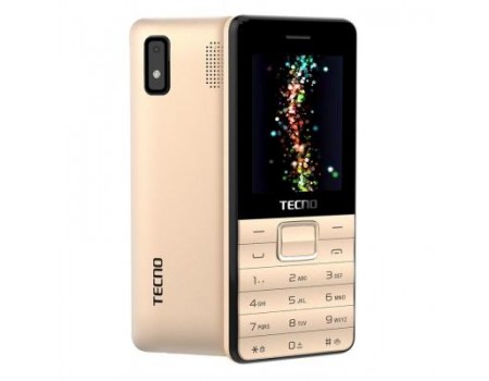 Мобільний телефон Tecno T372 Triple Sim Champagne Gold (4895180746840)
