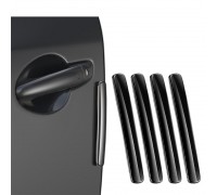 Захисні накладки на автомобільні двері Baseus Streamlined car door bumper strip Black (CRFZT-01)