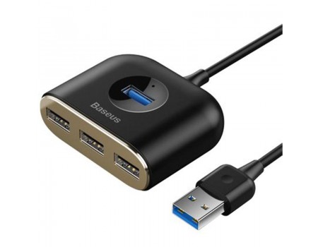 USB Hub Baseus Square Round (3USB 2.0 + 1USB 3.0) (CAHUB-AY01)