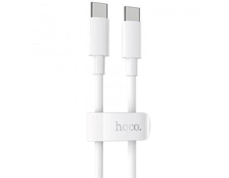 Кабель Hoco X51 High-power 100W charging data cable Type-C to Type-C ( L-1M ) White
