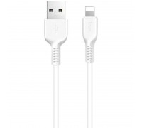 Кабель USB Hoco X20 Flash Charged Lightning White 2m
