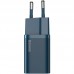 Зарядний пристрій Baseus Super Silicone PD Charger 20W (1Type-C) blue