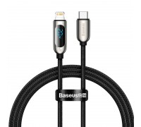 Кабель Baseus Display Fast Charging USB-C-Lightning, 20W, 1м Black (CATLSK-01)