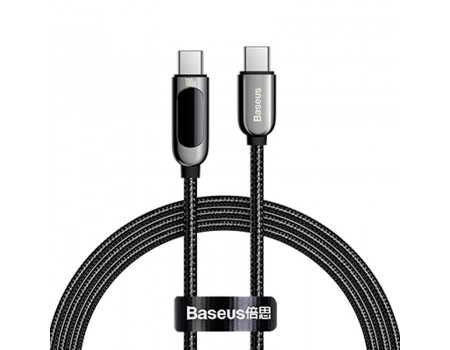 Кабель USB Baseus Display Type-C to Type-C 100W(CATSK-C01) Black 2m