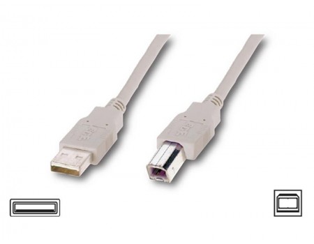 Кабель ATcom USB 2.0 AM/BM 1.8 м. ferrite core, пакет