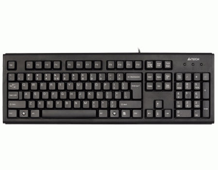 Клавіатура A4Tech KM-720 Ukr Black USB