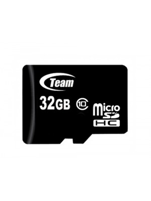MicroSDHC 32GB Class 10 Team + SD-adapter (TUSDH32GCL1003)