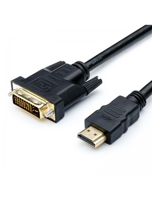 Кабель Atcom (9154) DVI-HDMI 5м 2 ferite